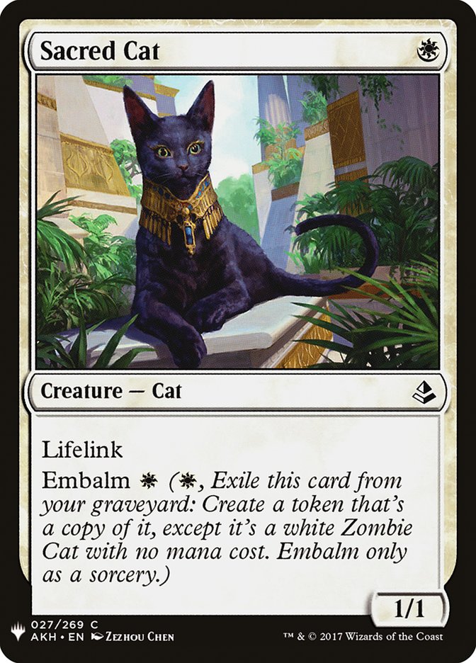 Sacred Cat [Mystery Booster] | Deep Dive Games St. Marys