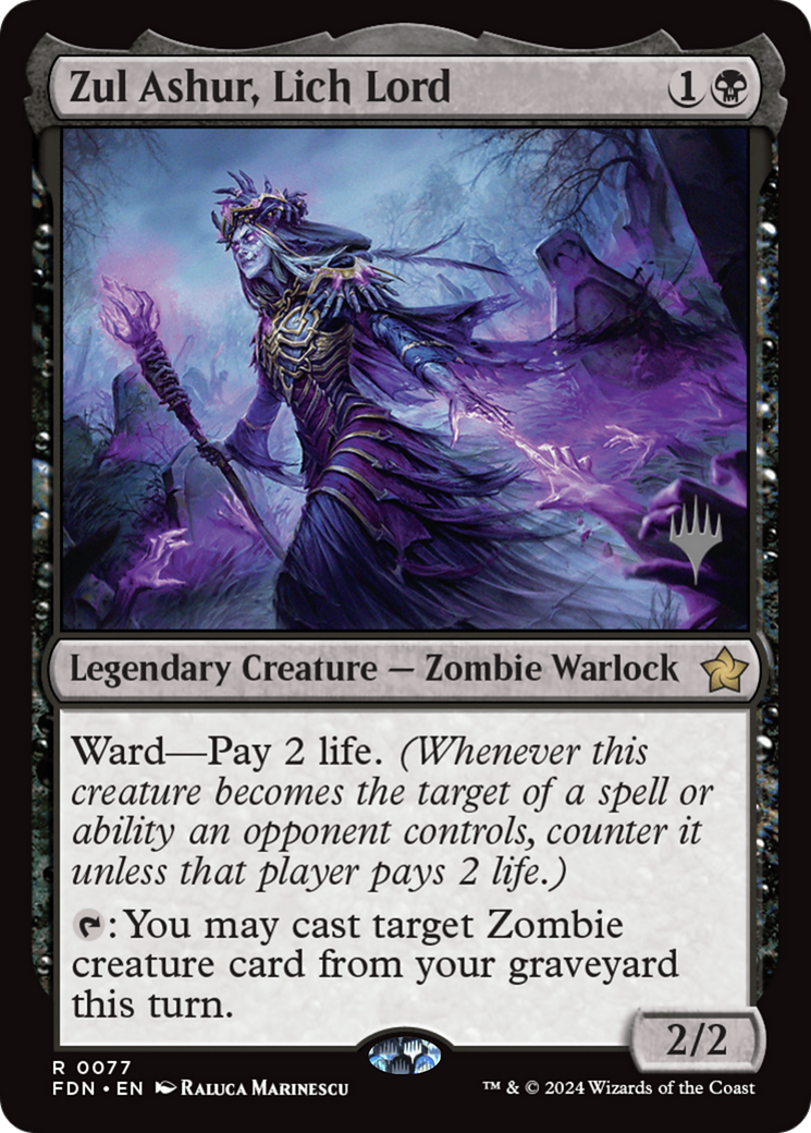 Zul Ashur, Lich Lord [Lorwyn Eclipsed Promos] | Deep Dive Games St. Marys