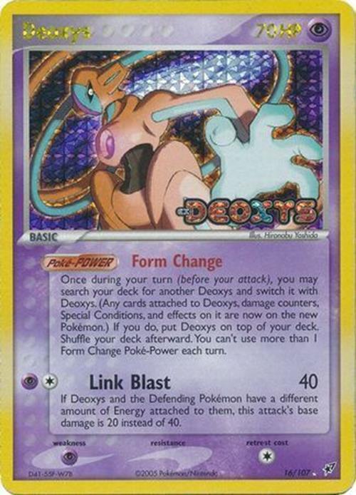 Deoxys (16/107) (Stamped) [EX: Deoxys] | Deep Dive Games St. Marys