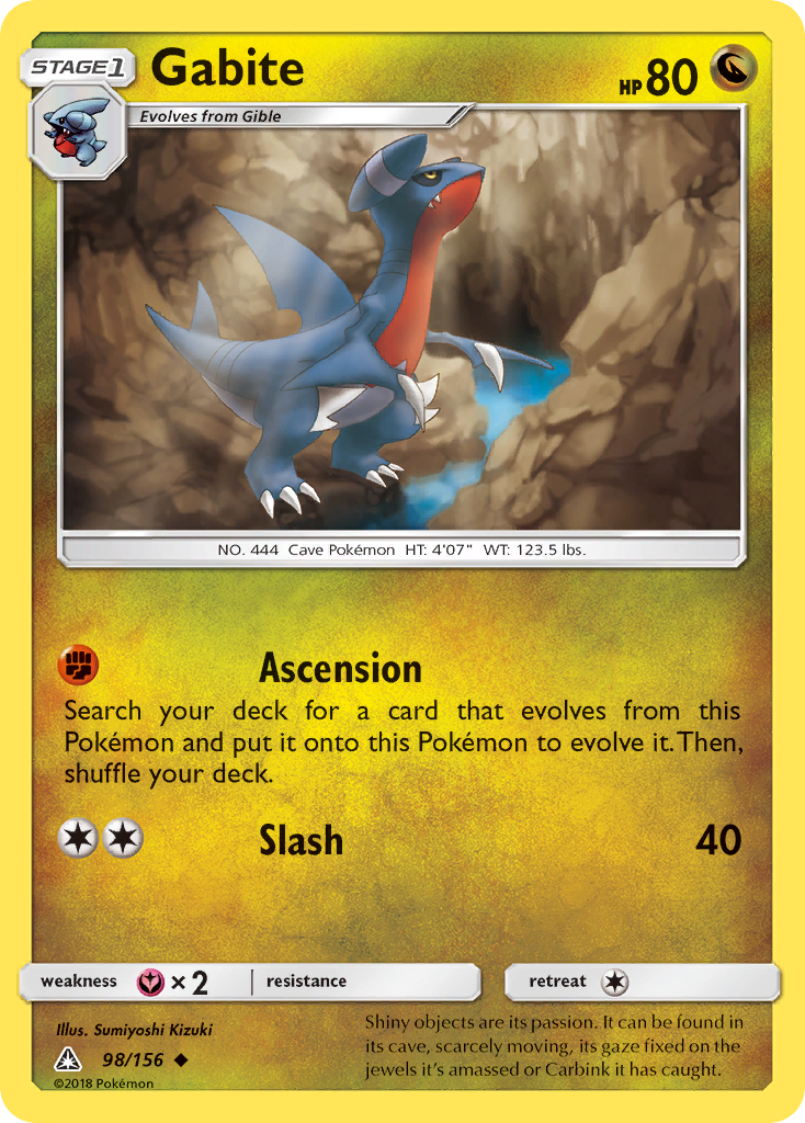 Gabite (98/156) [Sun & Moon: Ultra Prism] | Deep Dive Games St. Marys