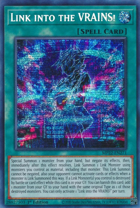 Link into the VRAINS! [MP22-EN271] Prismatic Secret Rare | Deep Dive Games St. Marys