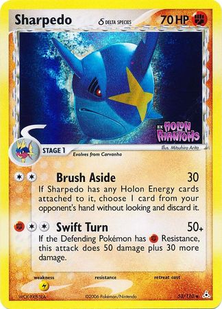 Sharpedo (53/110) (Delta Species) (Stamped) [EX: Holon Phantoms] | Deep Dive Games St. Marys
