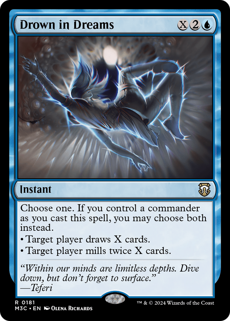 Drown in Dreams (Ripple Foil) [Modern Horizons 3 Commander] | Deep Dive Games St. Marys