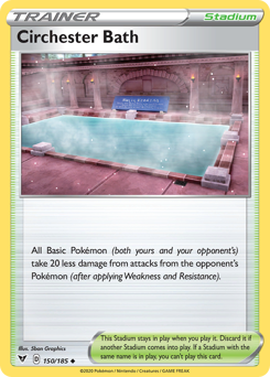 Circhester Bath (150/185) [Sword & Shield: Vivid Voltage] | Deep Dive Games St. Marys