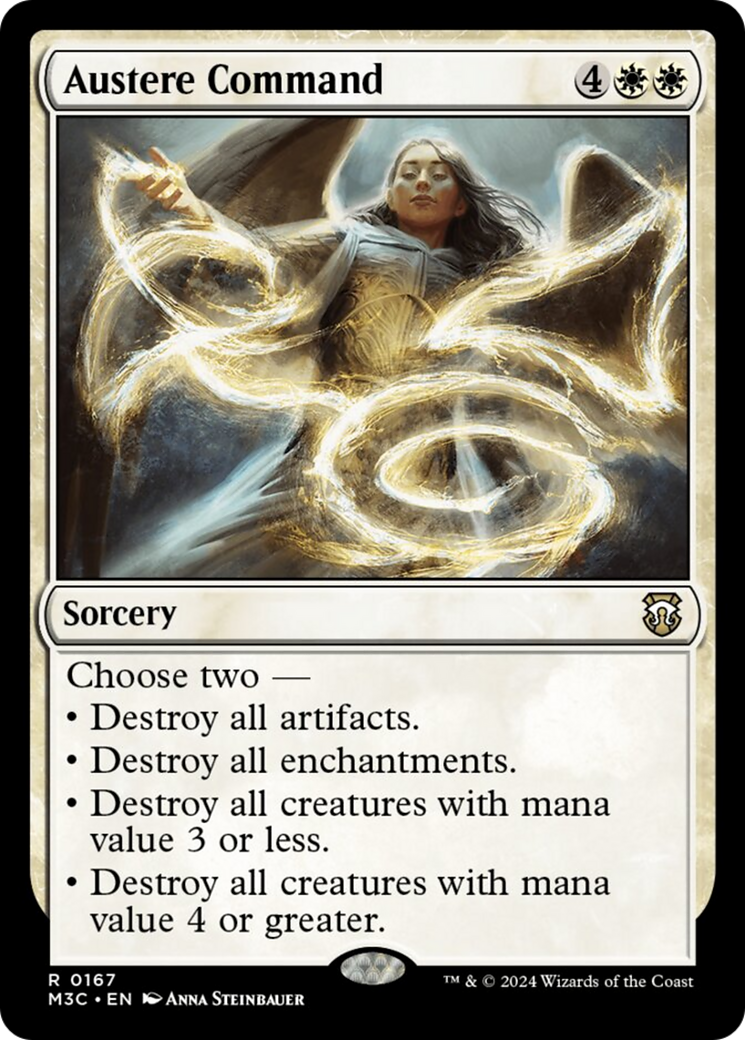 Austere Command (Ripple Foil) [Modern Horizons 3 Commander] | Deep Dive Games St. Marys
