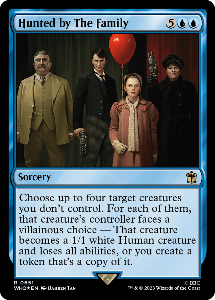 Hunted by The Family (Surge Foil) [Doctor Who] | Deep Dive Games St. Marys