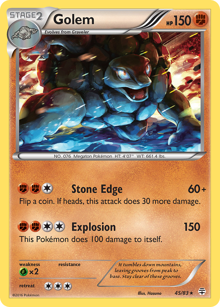 Golem (45/83) [XY: Generations] | Deep Dive Games St. Marys