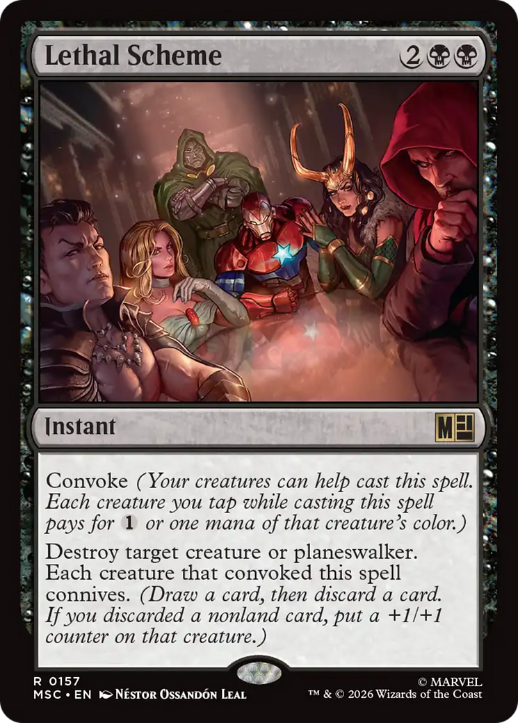 Lethal Scheme (Surge Foil) [Marvel Super Heroes Commander] | Deep Dive Games St. Marys