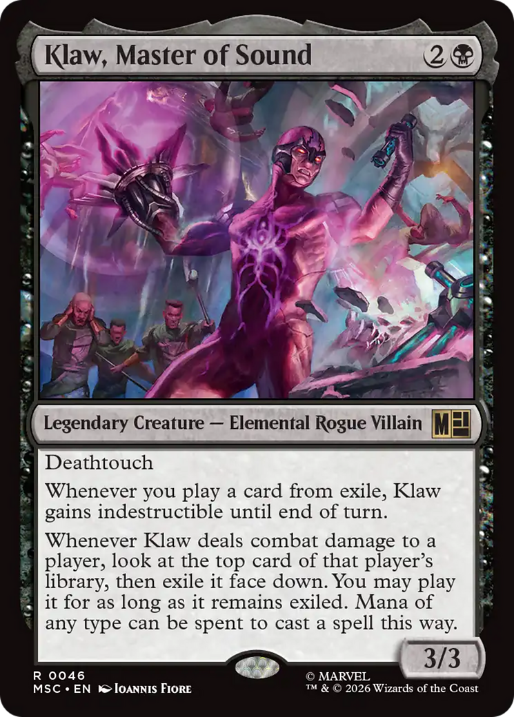 Klaw, Master of Sound [Marvel Super Heroes Commander] | Deep Dive Games St. Marys