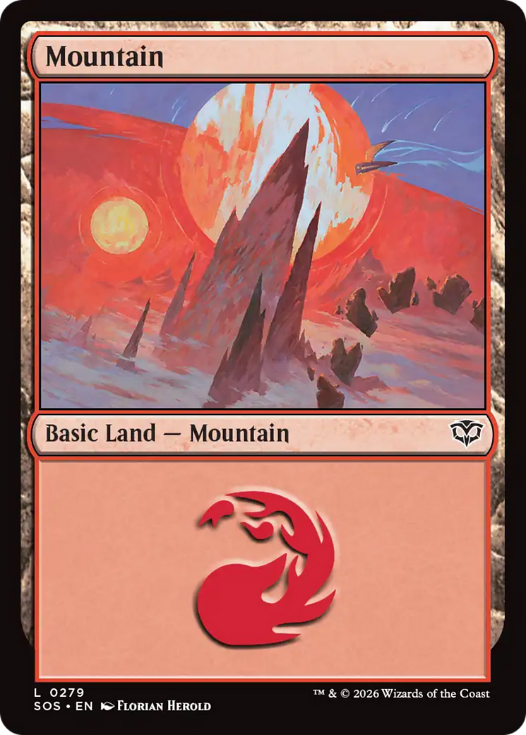Mountain (0279) [Secrets of Strixhaven] | Deep Dive Games St. Marys