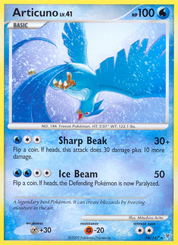 Articuno (16/147) [Platinum: Supreme Victors] | Deep Dive Games St. Marys