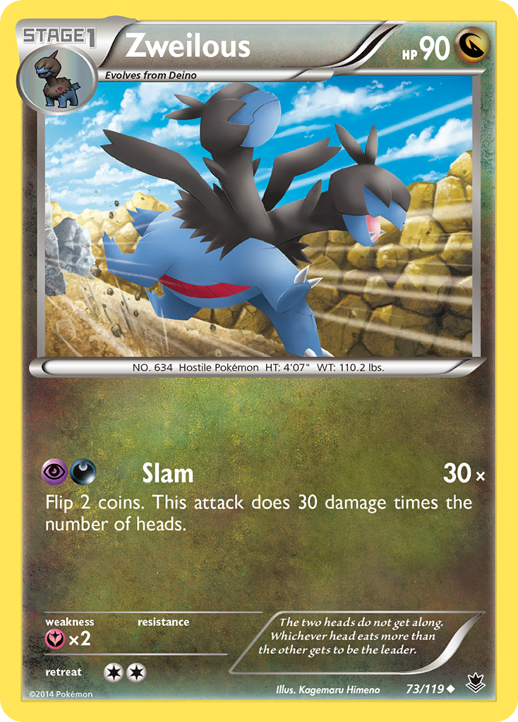 Zweilous (73/119) [XY: Phantom Forces] | Deep Dive Games St. Marys