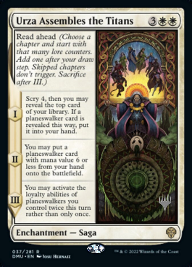 Urza Assembles the Titans (Promo Pack) [Dominaria United Promos] | Deep Dive Games St. Marys