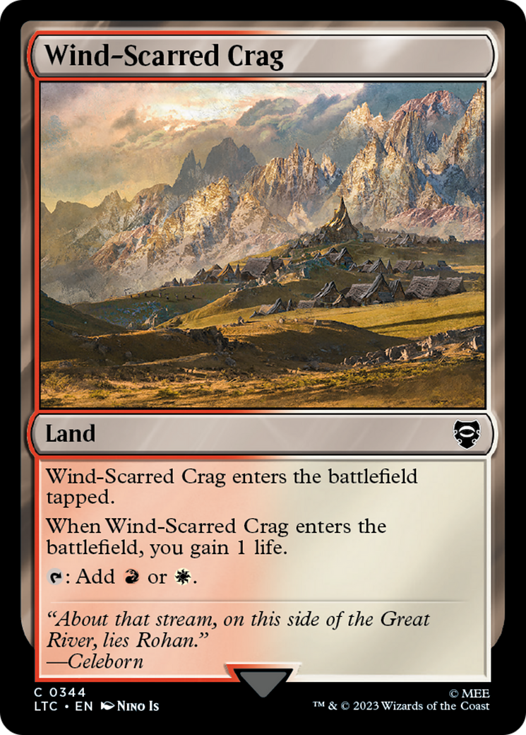 Wind-Scarred Crag [The Lord of the Rings: Tales of Middle-Earth Commander] | Deep Dive Games St. Marys