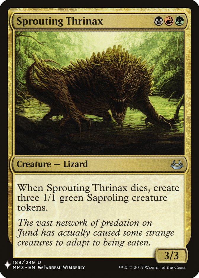 Sprouting Thrinax [Mystery Booster] | Deep Dive Games St. Marys