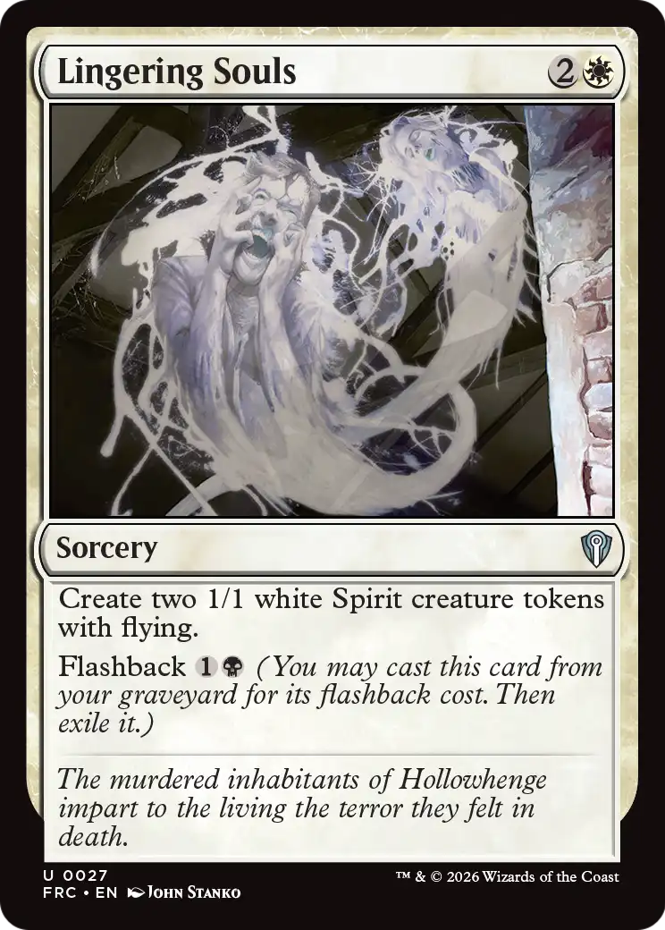 Lingering Souls [Reality Fracture Commander] | Deep Dive Games St. Marys