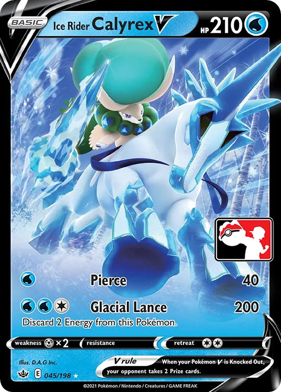 Ice Rider Calyrex V (045/198) [Prize Pack Series One] | Deep Dive Games St. Marys