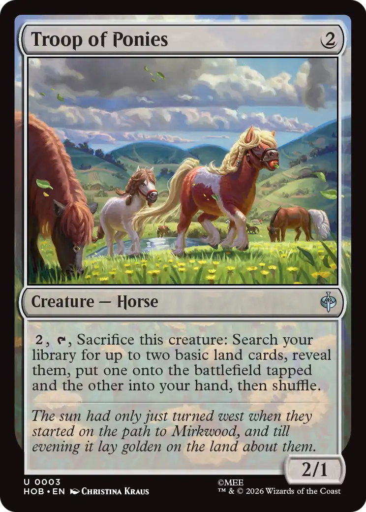 Troop of Ponies [The Hobbit] | Deep Dive Games St. Marys