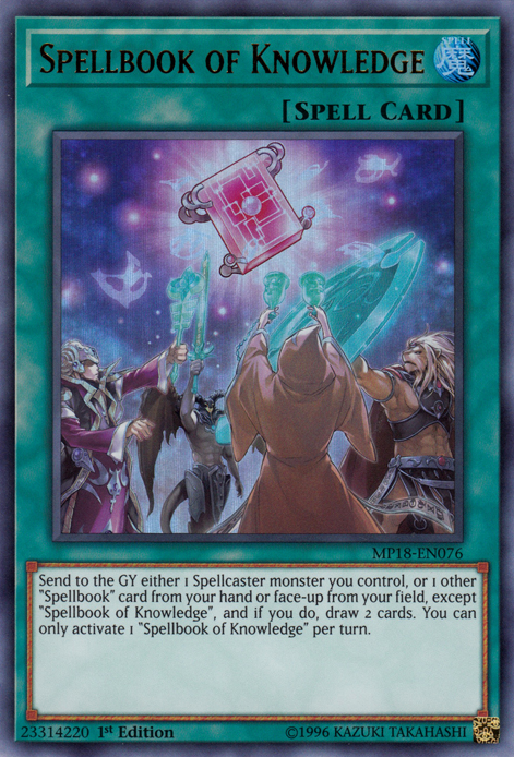 Spellbook of Knowledge [MP18-EN076] Ultra Rare | Deep Dive Games St. Marys