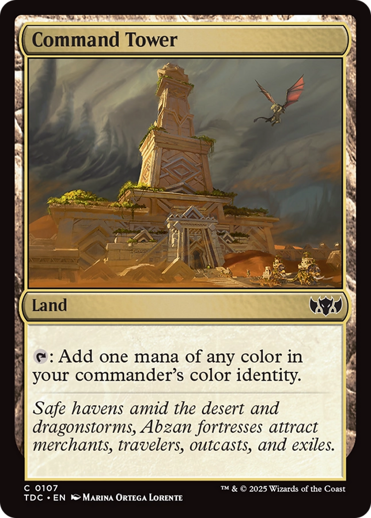 Command Tower [Tarkir: Dragonstorm Commander] | Deep Dive Games St. Marys