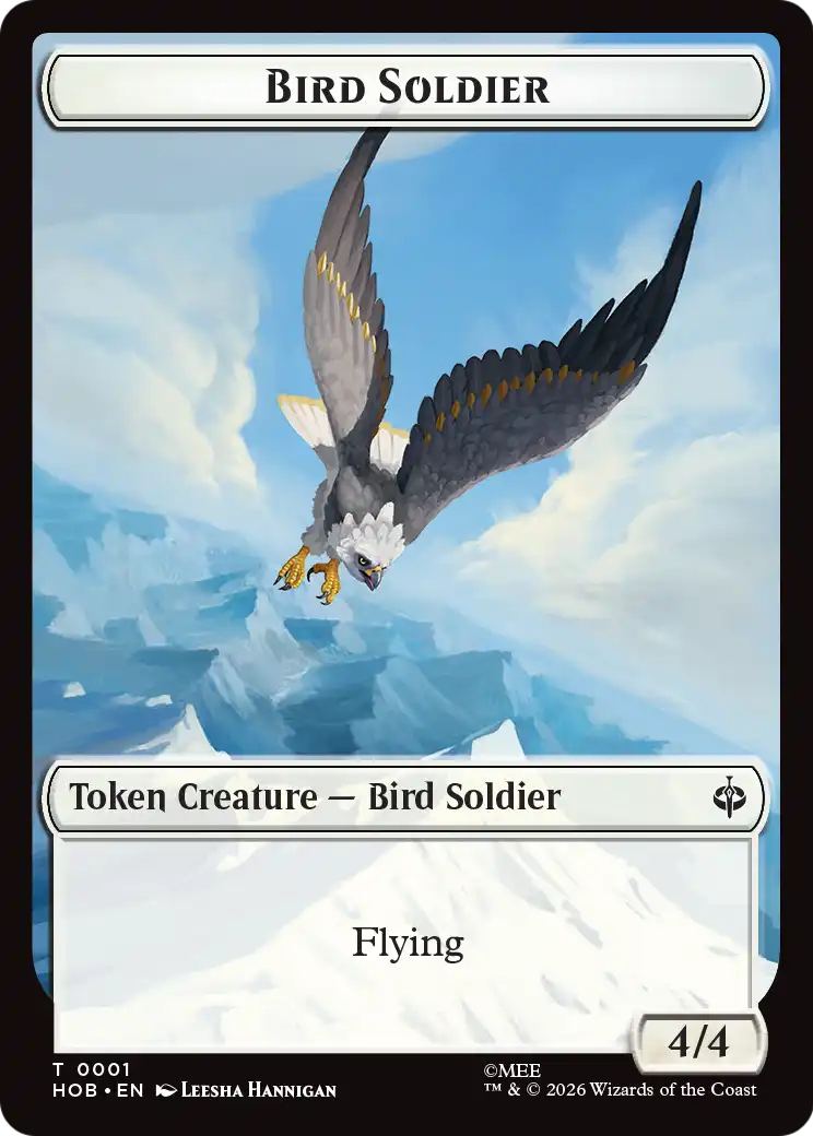 Bird Soldier // Axe Double-Sided Token [The Hobbit Tokens] | Deep Dive Games St. Marys
