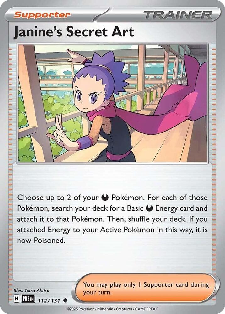 Janine's Secret Art (112/131) [Scarlet & Violet: Prismatic Evolutions] | Deep Dive Games St. Marys