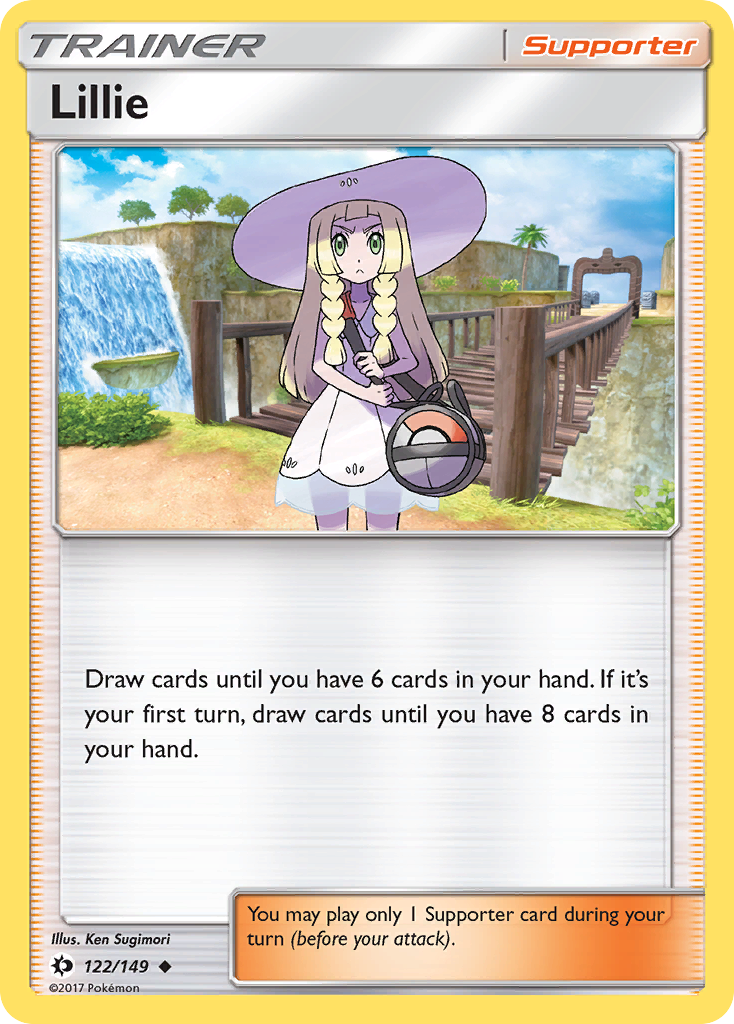 Lillie (122/149) [Sun & Moon: Base Set] | Deep Dive Games St. Marys