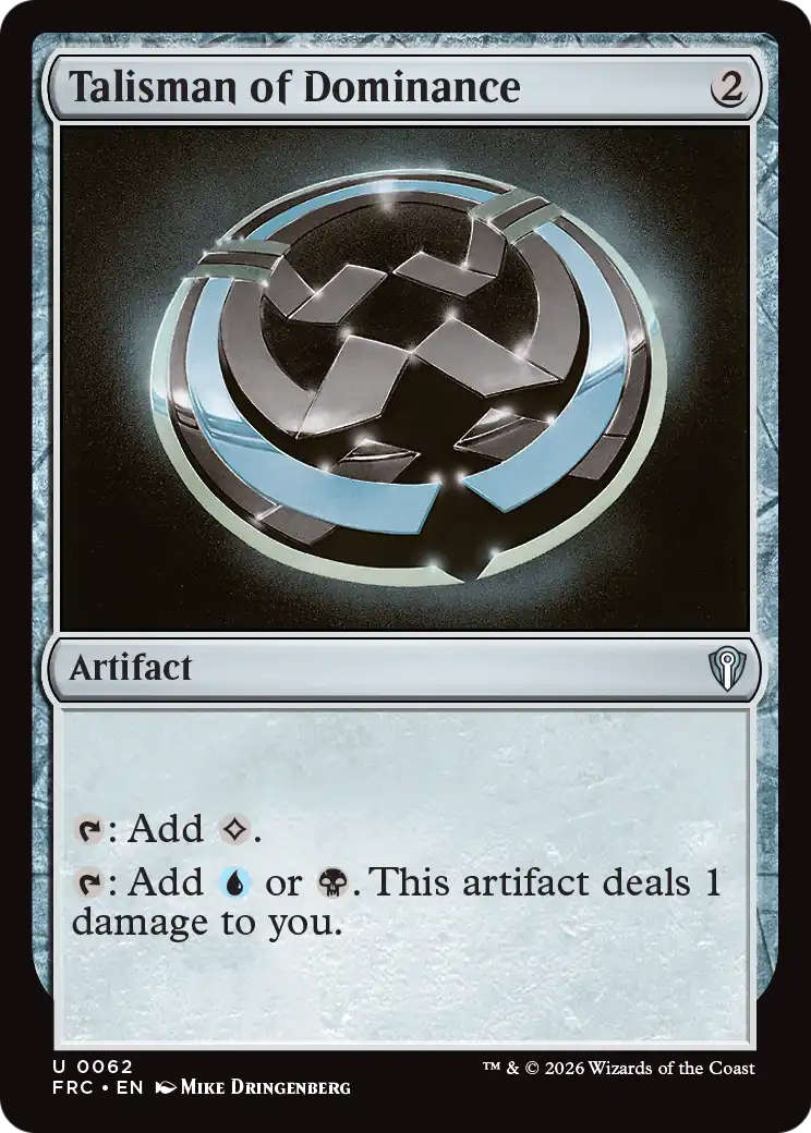Talisman of Dominance [Reality Fracture Commander] | Deep Dive Games St. Marys