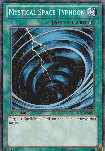 Mystical Space Typhoon [BP01-EN068] Starfoil Rare | Deep Dive Games St. Marys