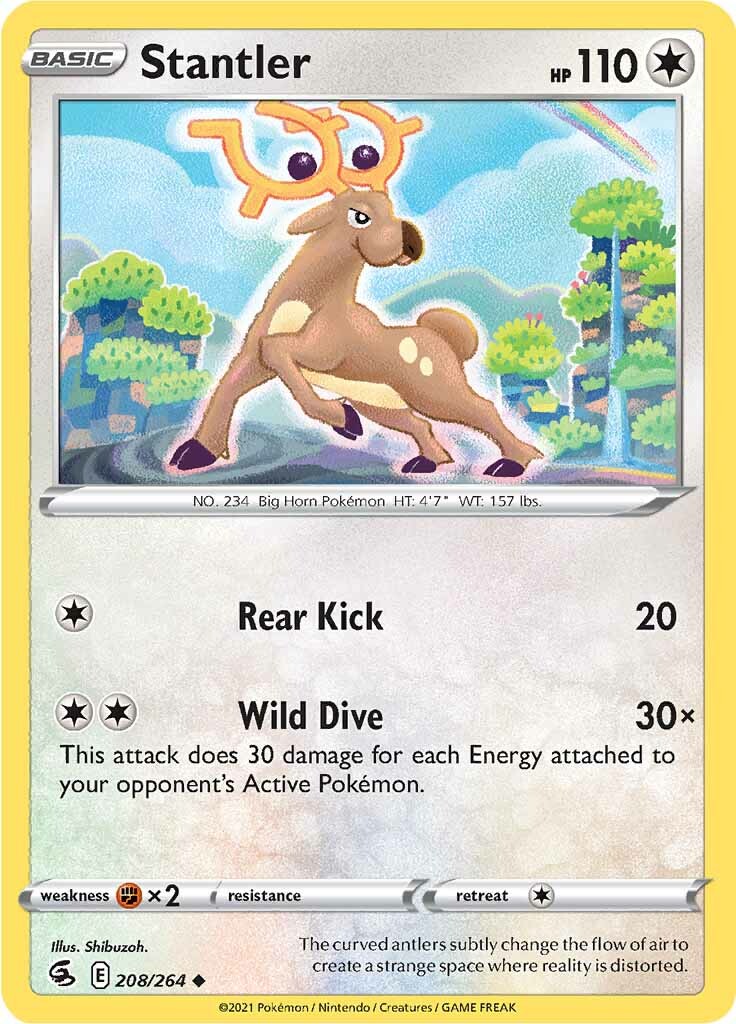 Stantler (208/264) [Sword & Shield: Fusion Strike] | Deep Dive Games St. Marys