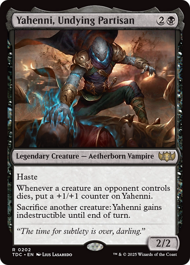 Yahenni, Undying Partisan [Tarkir: Dragonstorm Commander] | Deep Dive Games St. Marys