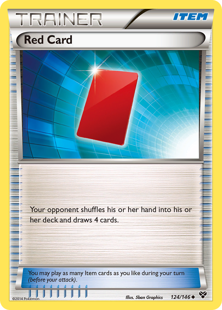 Red Card (124/146) [XY: Base Set] | Deep Dive Games St. Marys