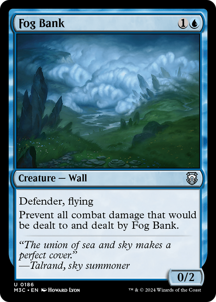 Fog Bank (Ripple Foil) [Modern Horizons 3 Commander] | Deep Dive Games St. Marys