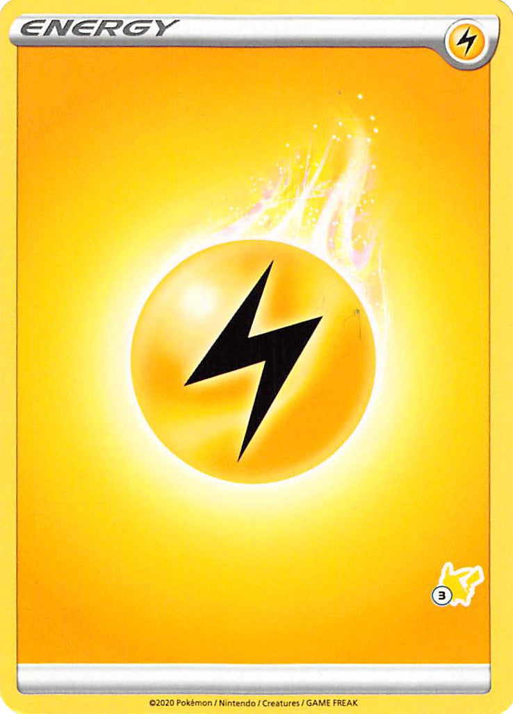 Lightning Energy (Pikachu Stamp #3) [Battle Academy 2022] | Deep Dive Games St. Marys