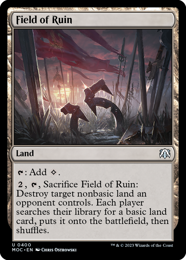 Field of Ruin [March of the Machine Commander] | Deep Dive Games St. Marys