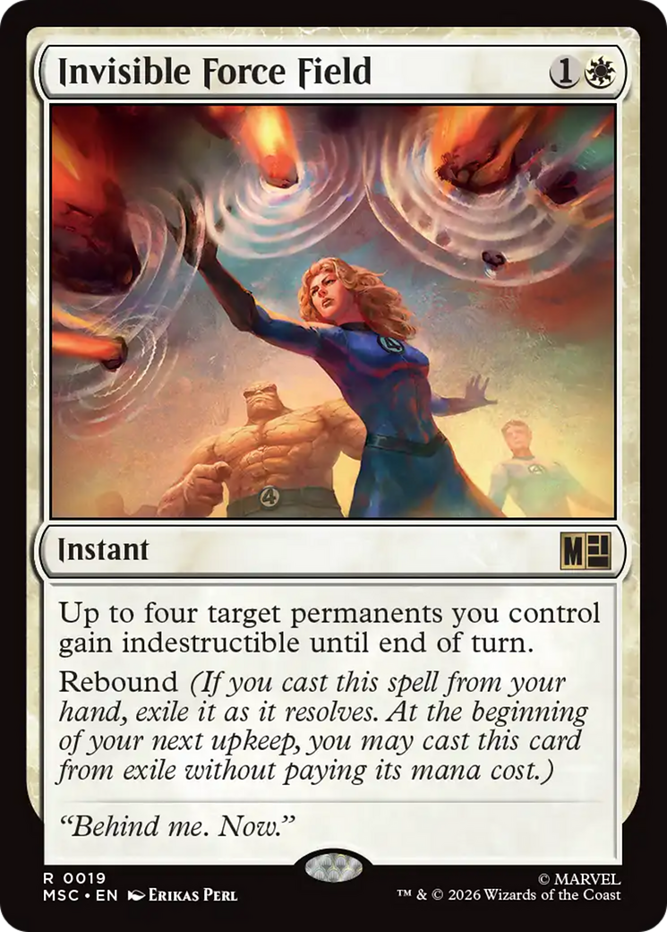 Invisible Force Field (Surge Foil) [Marvel Super Heroes Commander] | Deep Dive Games St. Marys