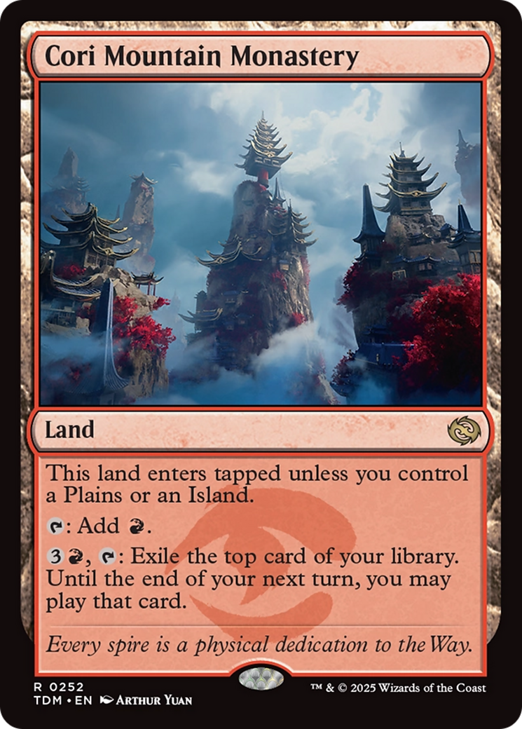 Cori Mountain Monastery [Tarkir: Dragonstorm] | Deep Dive Games St. Marys