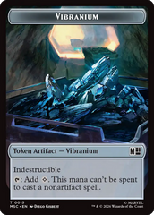 Beast // Vibranium Double-Sided Token [Marvel Super Heroes Commander Tokens] | Deep Dive Games St. Marys