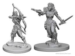 Dungeons & Dragons: Nolzur's Marvelous Unpainted Miniatures - Elf Female Ranger | Deep Dive Games St. Marys