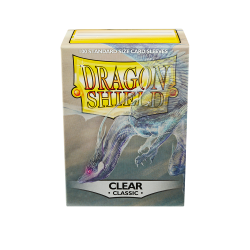 Dragon Shield 100ct Box Classic Clear Sleeves | Deep Dive Games St. Marys