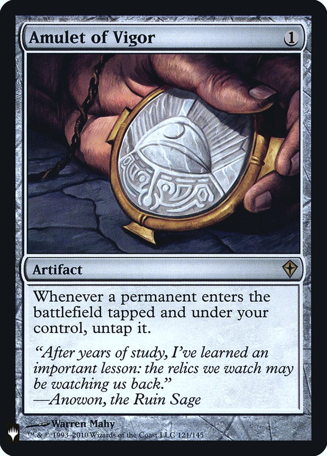 Amulet of Vigor [Mystery Booster] | Deep Dive Games St. Marys