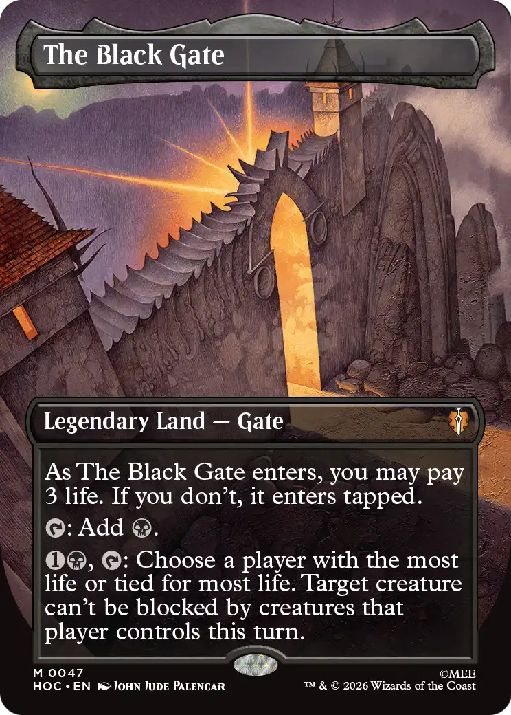 The Black Gate (Borderless) [The Hobbit: Eternal-Legal] | Deep Dive Games St. Marys