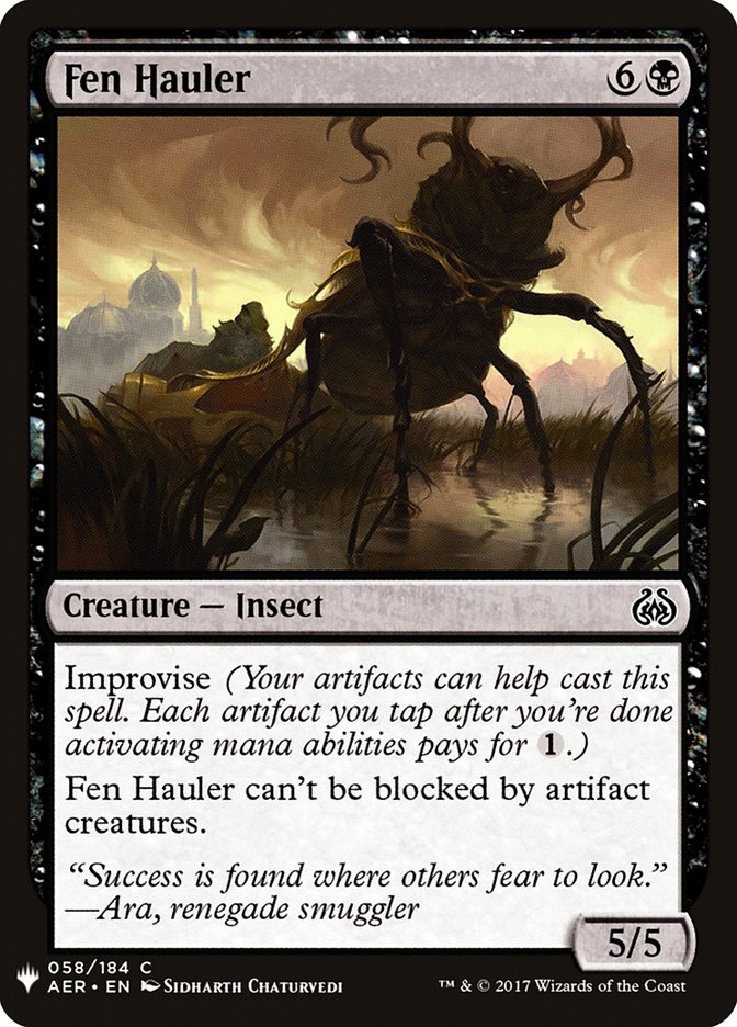 Fen Hauler [Mystery Booster] | Deep Dive Games St. Marys