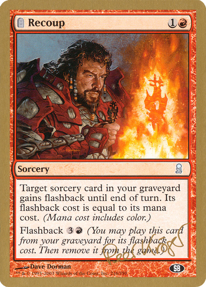Recoup (Peer Kroger) (SB) [World Championship Decks 2003] | Deep Dive Games St. Marys