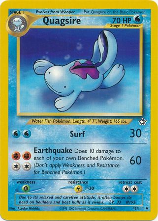 Quagsire (45/111) [Neo Genesis Unlimited] | Deep Dive Games St. Marys