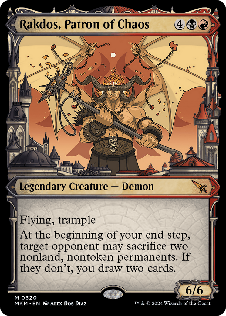 Rakdos, Patron of Chaos (Showcase) (0320) [Murders at Karlov Manor] | Deep Dive Games St. Marys