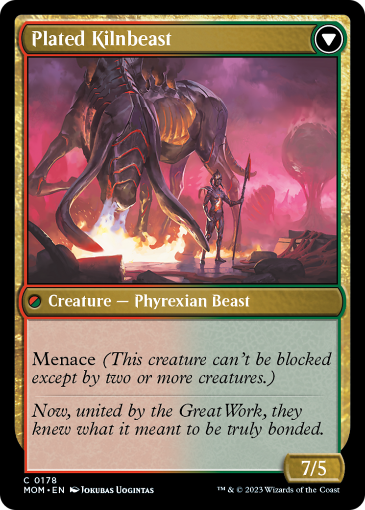 Bonded Herdbeast // Plated Kilnbeast [March of the Machine] | Deep Dive Games St. Marys