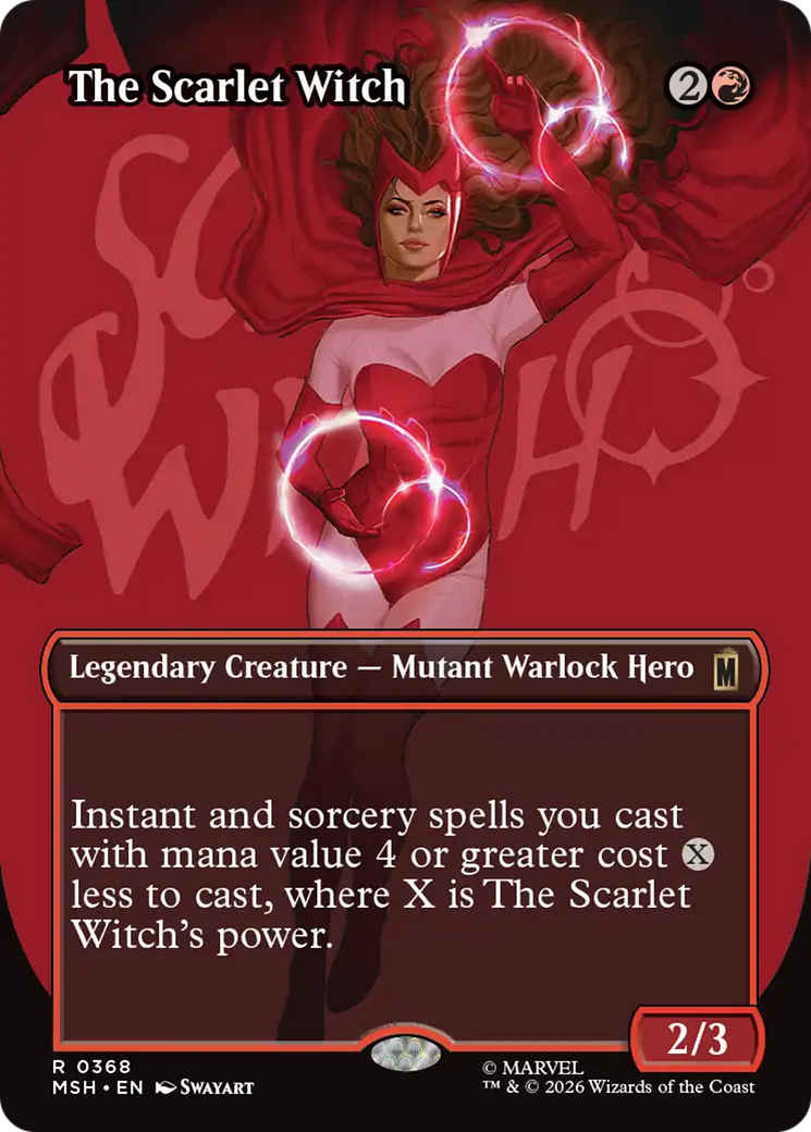 The Scarlet Witch (Borderless) [Marvel Super Heroes] | Deep Dive Games St. Marys