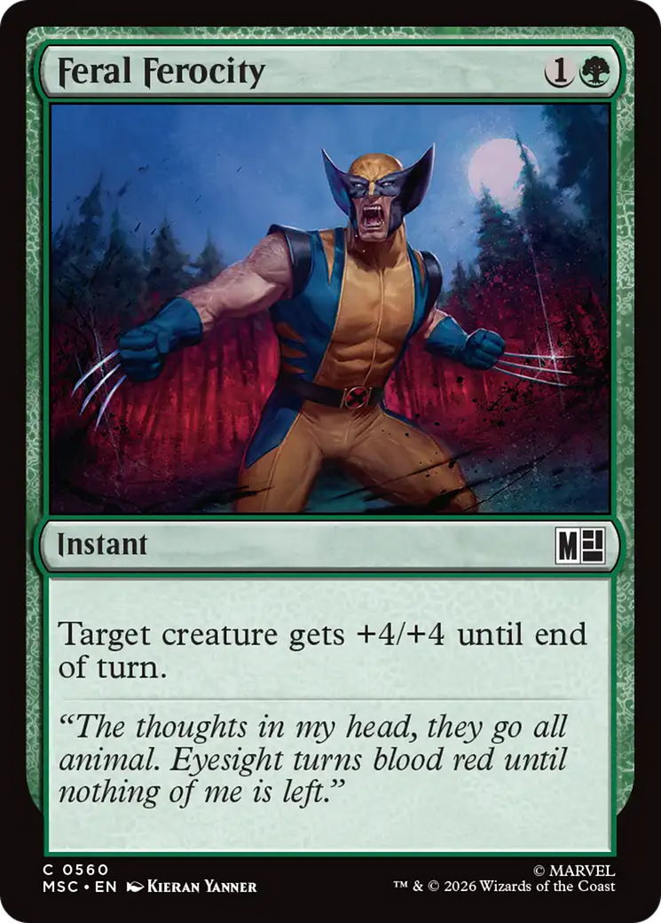 Feral Ferocity [Marvel Super Heroes Commander] | Deep Dive Games St. Marys