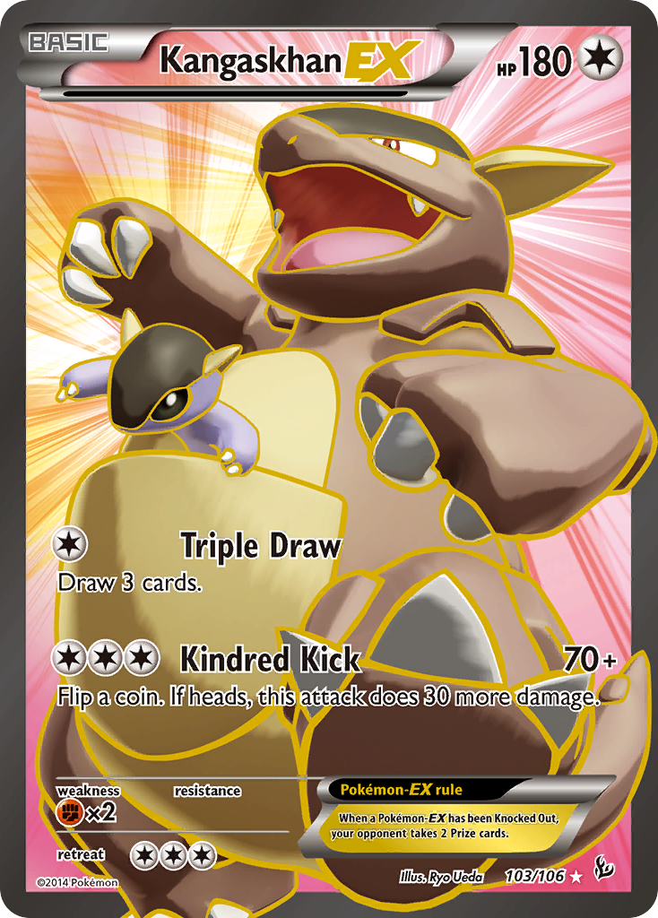 Kangaskhan EX (103/106) [XY: Flashfire] | Deep Dive Games St. Marys